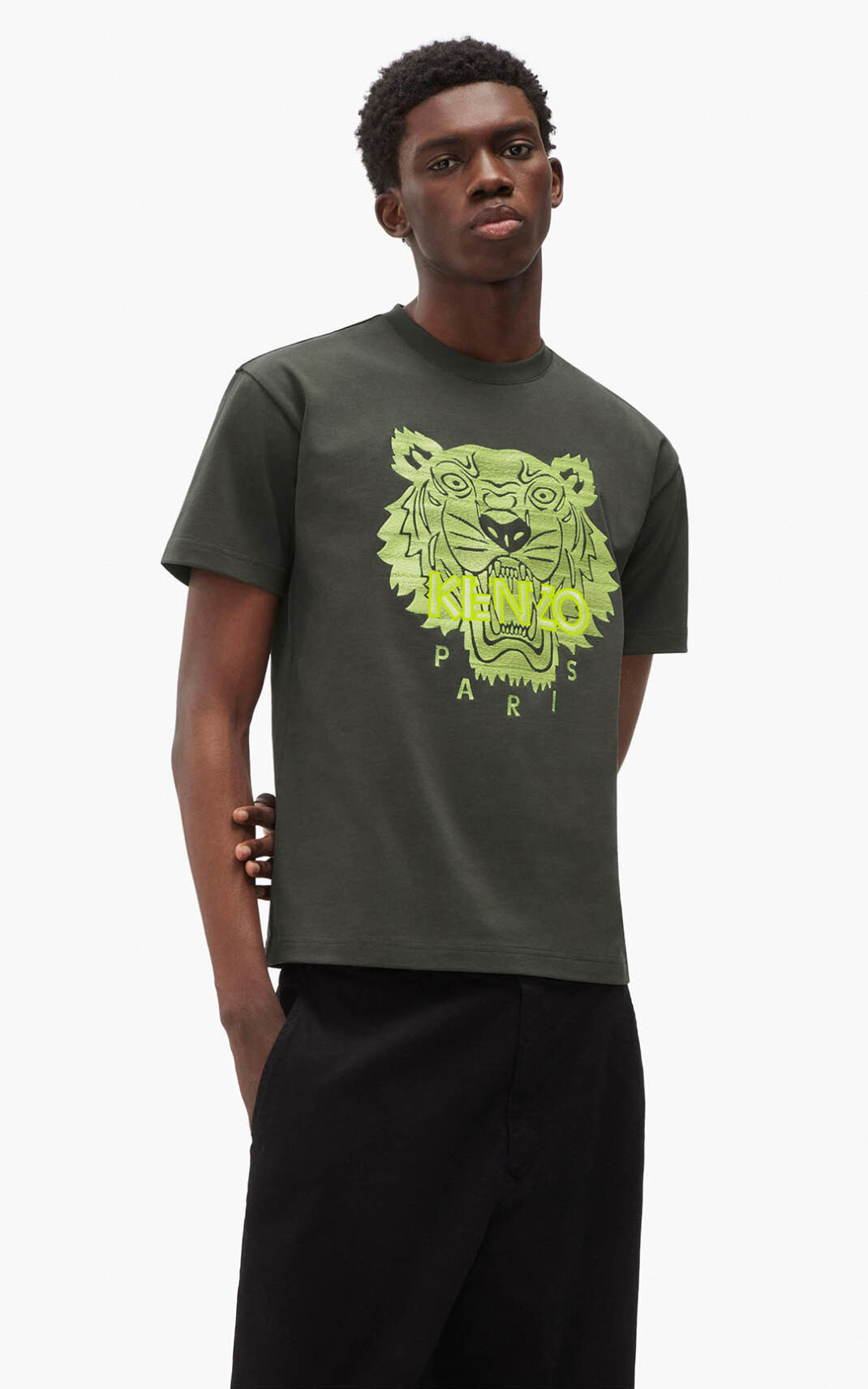 Kenzo Tiger loose fitting T Shirt Herr | 71430-VFBK